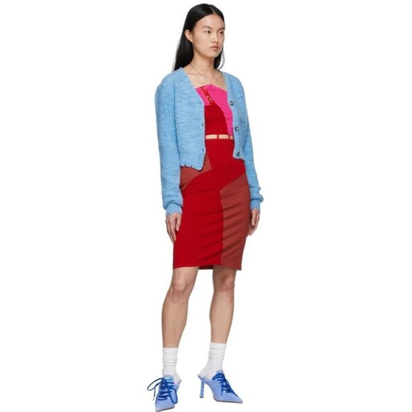 Andersson Bell Cotton Midi Dress Size S Pink $470 - Picture 14 of 14